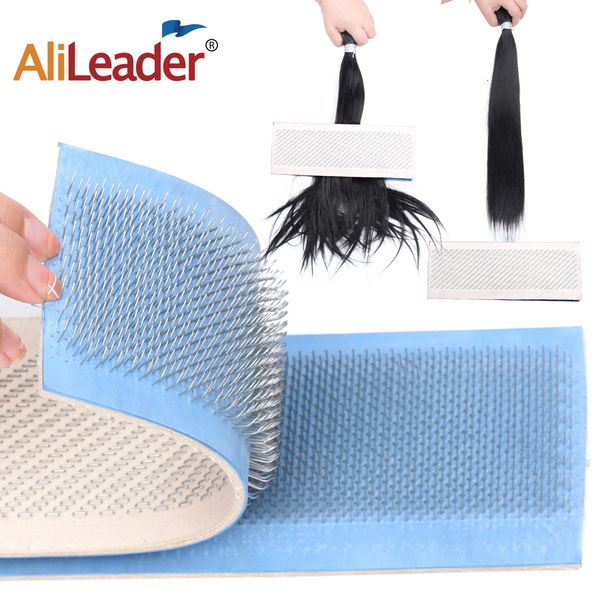 Conectores Alileader 33 cm * 9 cm 30 cm * 9 cm 27 cm * 9 cm Estera de dibujo de cabello para extensiones indias brasileñas a granel Herramientas de peinado 230830