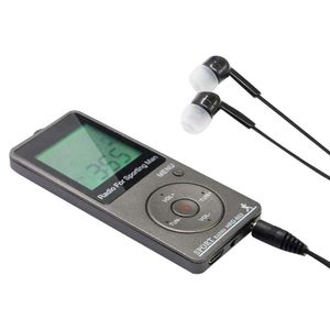 Connecteurs Am Fm Radio Portable Radio personnelle avec écouteurs Radio baladeur avec batterie Rechargeable Radio stéréo à affichage numérique