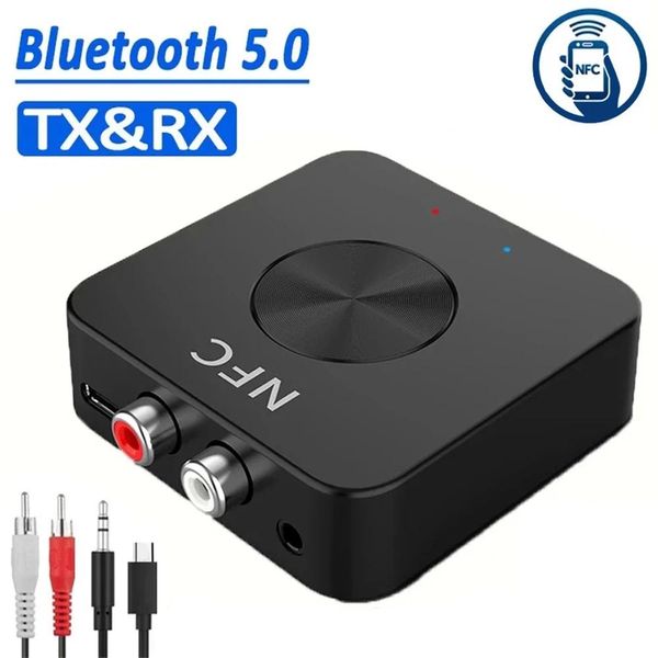 Connecteurs BT21 Récepteur compatible Bluetooth Transmetteur Rca Aux Audio Jack Adaptateur Musique Haut-parleur sans fil Connecteur Hifi pour TV Ordinateur portable PC