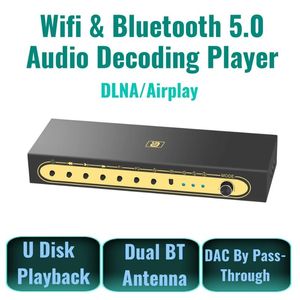 Connecteurs DAC Audio HiFi Bluetooth5.0 Récepteur pour amplificateurs pour un décodeur adaptateur sans fil USB Spotify Spotify pour Home Audiovideo