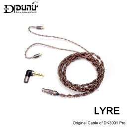 Connectoren dunu lyre highpurity occ koper upgrade kabel originele kabel voor dk3001 pro met mmcx/0,78 mm catchhold connector