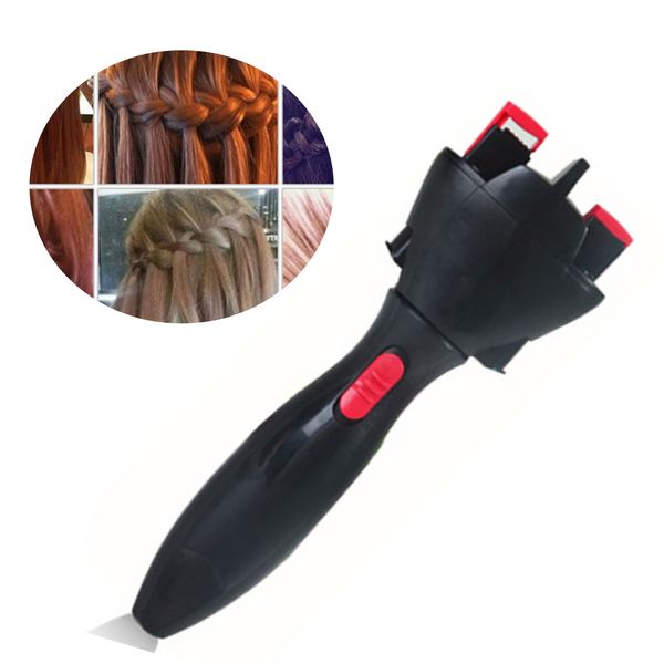 Conectores Trenzador de cabello eléctrico Dispositivo de tejido de giro automático Máquina Trenzado Peinado DIY Herramienta de peinado mágico 230918