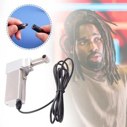 Connecteurs EU Plug Mini portable Deadlocs Crochet tressage faisant la Machine pour un bricolage facile et rapide Dreadlocks tressage Extensions de cheveux 231208