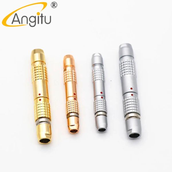 Connecteurs Gold Rose Gold FGG PHG 0B 1B AVIATOR 4PIN PLIG PUSHPULL PUSHPULL AUTO-VERSION POUR LE CABLE NEVEUR USB DIY, Câble audio