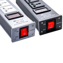 Conectores Hifi Matihur MT102 Audio Noise AC FILER DE ACTURA Potencia Acondicionador Potificador de potencia Protección contra sobretensiones con salidas de la UE Power Strip