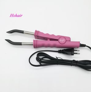 Conectores Loof Hair Extension Fusion Connector Hair extension Hair Extension Fusion Iron Enchufe europeo 220v Negro Rosa color 230731