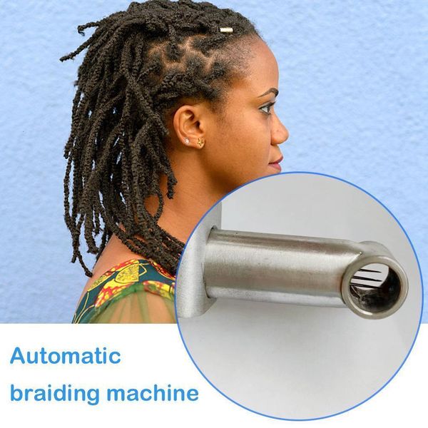 Conectores Mini máquina portátil de mano para hacer trenzas de ganchillo Deadlocs para extensiones de cabello trenzadas de rastas de bricolaje rápidas y fáciles 230906