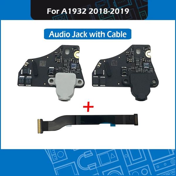 Conectores nuevo A1932 Audio Jack Flex Cable 82001124a 8200112404 82101528a para Book Air Retina 13 