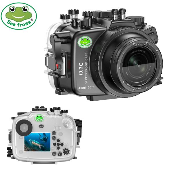 Connecteurs Boîtier de boîtier de plongée sous-marine pour les accessoires de photographie de caméra d'action Sony A7C
