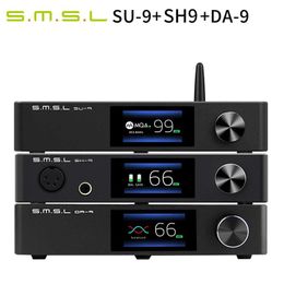 Connecteurs décodeur Smsl Su9 + amplificateur casque Smsl Sh9 + amplificateur de puissance Smsl Da9 Su9 Sh9 Da9