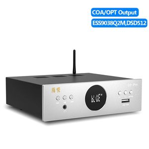 Connecteurs Trasam D3pro Hifi Bluetooth 5.0 Dac Usb/coaxial/optique, puce ess9038q2m, amplificateur de casque à platine numérique dsd512 Pcm768khz