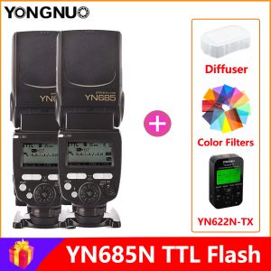 Connectoren Yongnuo YN685N TTL Flash Speedlite YN685 Wireless Flash voor Nikon D3100 D3200 D5200 D5300 D750 D80 D800 D800 D7100 DSLR -camera