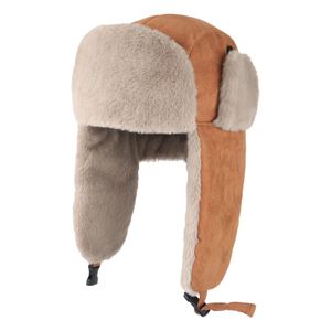 Connectyle – chapeau de trappeur Trooper pour hommes, chaud d'hiver, chasse russe avec oreillettes, casquette de ski Ushanka unisexe, 240108