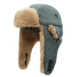 Connectyle – chapeau russe d'hiver coupe-vent en polaire pour enfants, trappeur doublé Sherpa, avec grands rabats, Ski chaud, 240309