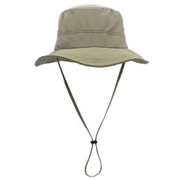Connectyle dames dame emmer zon hoed verstelbaar ademende winddichte snel droge UV -bescherming brede rand dagelijkse hoeden 240410