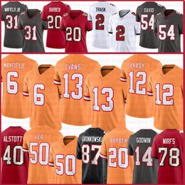 Baker Mayfield Mike Evans voetbalshirt Rachaad Devin White Tampaes Bayes Buccaneeres Chris Godwin Mike Alstott Vita Vea Antoine Winfield Tristan Wirfs Tom Brady