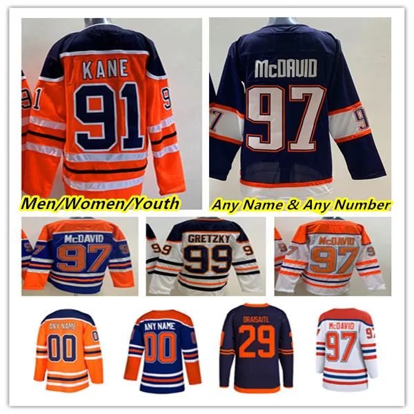 Connor McDavid Edmonton Hockey'''cavalry''jerseys Jack Campbell Leon Draisaitl Darnell Nurse Zach Hyman Evander Kane Wayne Ryan Nugent-Hopkins Cody Ceci Ryan Murray