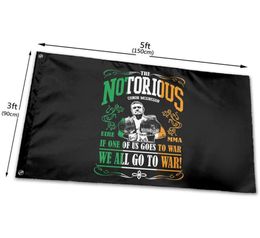 Conor McGregor 039 Notorious039 Flag 90x150cm 100d Polyester Sports Outdoor ou Indoor Club Digital Printing Banner et Flags 3346490