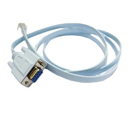 Consolekabel RJ45 Ethernet tot RS232 DB9 COM PORT Seriële vrouwelijke routers Netwerkadapterkabel voor Cisco Switch RouterRJ45 naar DB9 Seriële adapter