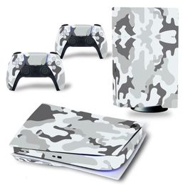 Décorations de console camouflage Game PS5 Digital Edition Skin Sticker Decal Cover pour 5 contrôleurs 2306 230327