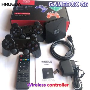 Consoles 13 Émulateur double démarrage Android TV et Linux Gamebox Super Console G5 Game Box HD MINI PC 64 Go / 128 Go / 256 Go Cadeaux de Noël