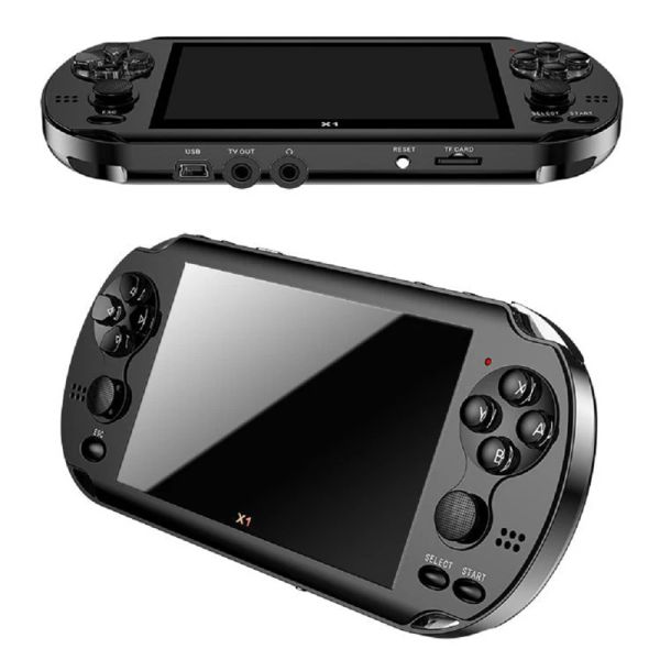 Consoles de 4,3 pouces Console de jeu pour la console de jeu PSP Console du jeu Dualshake Console 8G Builtin 10 000 matchs 8/16/32/64/128 BITS GAMES