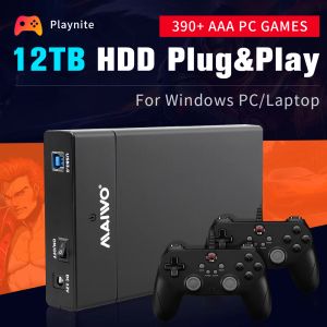 Consoles AAA Grote gameconsoles 12TB HDD met 400 AAA PC-games Playnite-systeem Extrenal harde schijf PlugPlay voor Windows PC/Laptop