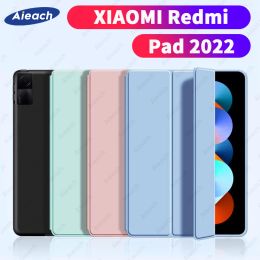 Consoles AIEACH FUNDA pour Xiaomi Redmi Pad Case With Wake Up / Sleep Soft Back Trifold Stand pour tablette Redmi Pad 10,61 pouces 2022 CASE