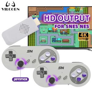 Consoles Consola pour consoles de jeux vidéo Super Nintendo 16 bits Game Stick 5000 Machine de jeux rétro pour NES SNES Joystick avec bascule