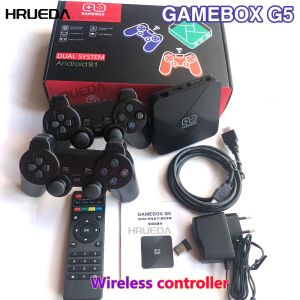 Consoles G5 S905X Retro Video Game Box 4core CPU Meer dan 10 simulators Dualsyste 4K Super HD Video Game Consolem TV Box