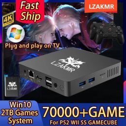 Les consoles se préparent à conquérir le monde du jeu avec la collection de jeux Win10 2TB Game System 70000+ pour PS2 / Wii / SS Gamecube Lzakmr New B20