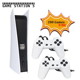 Consoles GS5 Game Console 8 Bit Retro Consola Video Juegos 200 Classic Games Builtin Gaming Station USB Wired Handheld Gamepad AV -output