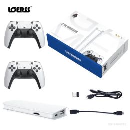 Consoles Loerss M15 Retro Game 2.4G Double bâton de jeu sans fil 4K 60FPS Sortie HDMI adapté aux jeux PS1 / FC / GBA / SEGA / MAME 20000