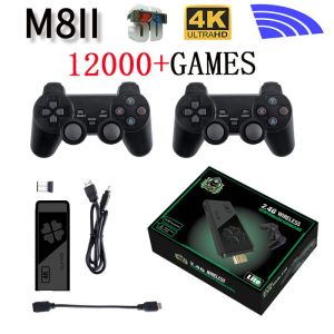 Consoles M8II Game Stick Gameconsole voor twee spelers HD 4K 9 Simulators 12000 gratis games 64 GB Familiebijeenkomsten en entertainment Game Box