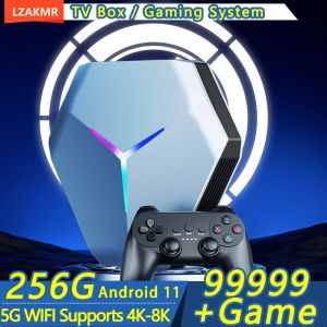 Consoles NIEUW Upgrade Mecha A950 TV Box Gaming System 70 Emulator 256G 99999+ Game 5G WIFI Ondersteunt 4K8K Android 11 Grote 3A gameconsole