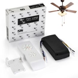 Consoles Qiachip Universal Plafond Lampe de lampe de lampe de télécommande Kit de commande AC 110240V Commutateur de contrôle de synchronisation Récepteur de l'émetteur de vitesse du vent ajusté