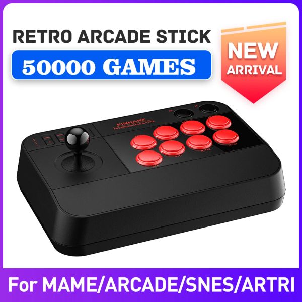 Consoles Retro Arcade Game Box Super Console Arcade Video Game Console avec 50000 Jeux Prise en charge du bouton Multiplateform 3D Joystick 8