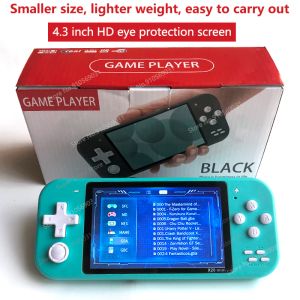 Consoles retro handheld game speler 4.3 inch scherm 8GB Dual Open Source System draagbare pocket x20 Mini Video Game Console