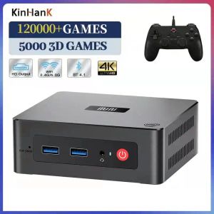 Consoles rétro Console de jeu vidéo Beelink Super Console X GK Mini pour PS2 / Wii / PS1 / SS / N64 / Gamecube Win10 Pro avec 120000+ Game Mini Box
