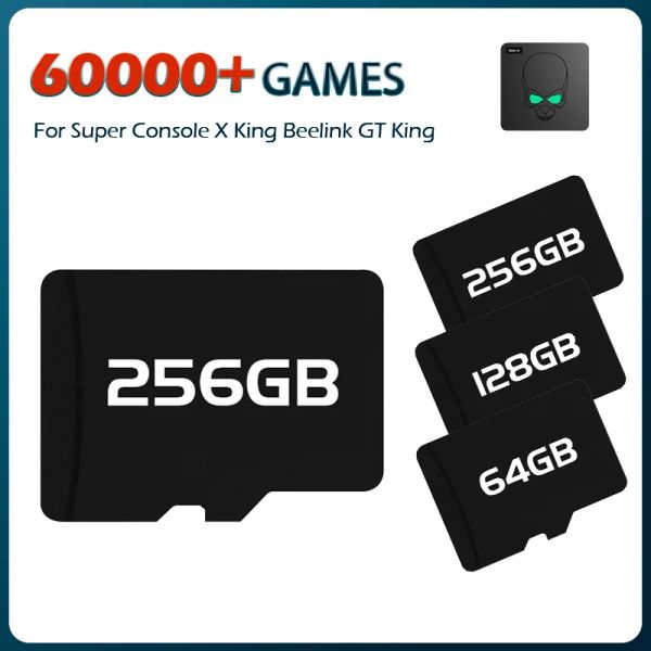 Consolas Super Console X King, tarjeta de juego para Beelink GT King/GT King Pro, TV Box con 60000 juegos para PSP/PS1/Sega Saturn/DC