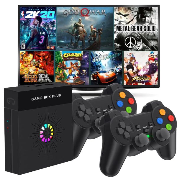 Consolas Super Game Box Consola retro 128 GB 10000+ Juegos clásicos 2D/3D 4K HDMI Salida HD 25 emuladores Plug Play