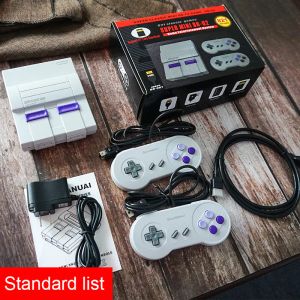 Consoles SUPER MINI compatibles HDMI SNES SFC NES rétro classique console de jeu vidéo lecteur de jeu TV intégré 821 jeux avec deux manettes de jeu