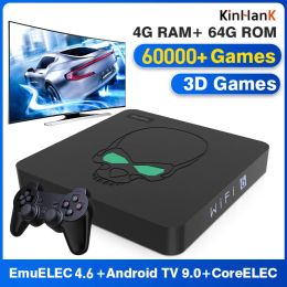 Consoles TV/Game Box Super Console X King Mini Gaming Console Ingebouwde 60000 Retro Games Video Game Console voor SS/MAME/DC/N64/Arcade/DC