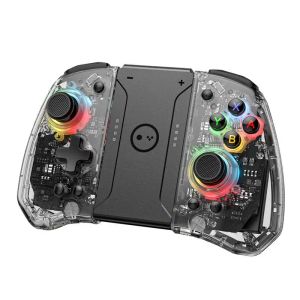 Consoles Wireless Game Controller Verstelbare RGB gloeiende gamepad voor NS Switch Turbo Gyroscope Battery Operated Game Controller