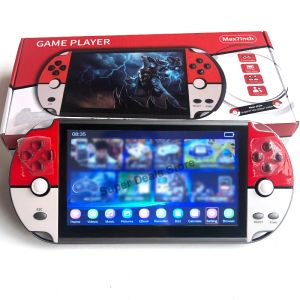 Consoles X40 16G 7inch Game Console Portable MP5 LCD Oplaadbare handheld Game Console Support Dual Game Player