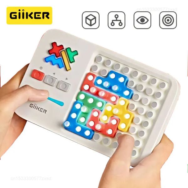 Consoles Xiaomi Giiker Super Block jeu de puzzle intelligent 1000 + défis de niveau niveau casse-tête puzzles jeux interactifs jouets cadeaux pour enfants