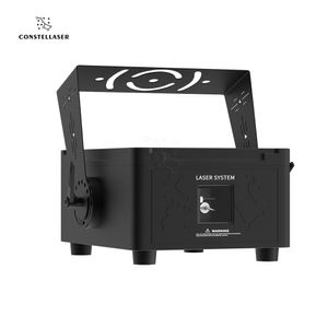 CONSTELLASER IP65 Impermeable 12W Patrón de escaneo Láser Equipo de escenario profesional ILDA RJ45 DMX Láser para DJ Disco Bar Concierto Boda