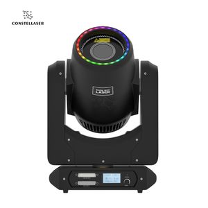 CONSTELLASER NUEVO 12W Iluminación con cabezal móvil láser con anillo 25KPPS ILDA DMX Equipo de escenario profesional para DJ Disco Club Luces de fiesta