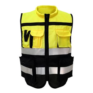 Bouwvest 1 pc's motorfiets reflecterende kleding veiligheid Veiligheid Vest Body Safe Protective Device verkeersfaciliteiten voor racenloopsporten