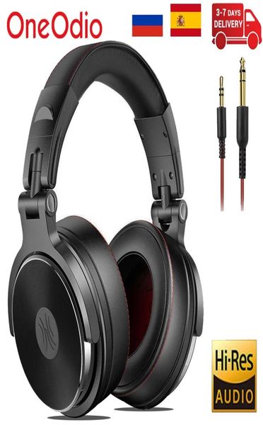 Consumer Electronics Teléfono portátil de audio Portable Videocrientes AMP OneOdio Pro 50 Auriculares de estudio con cable Stereo Professional DJ HE3655728